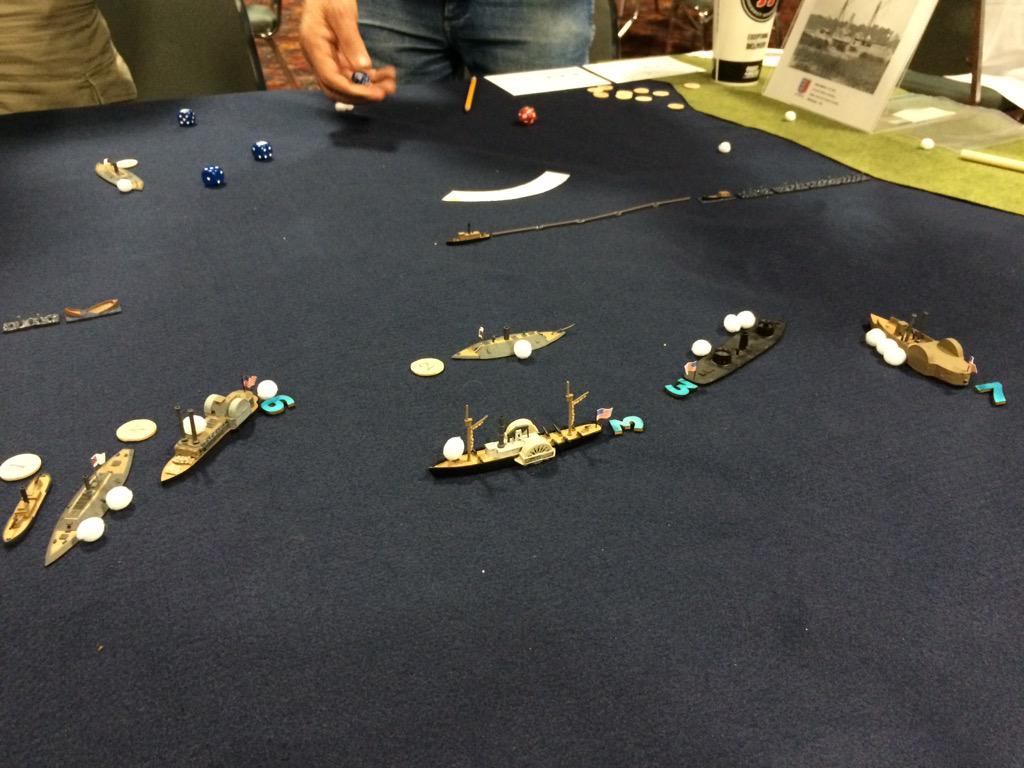 ConclaveofGamer's tweet image. Battle on the James at #CoG15.
