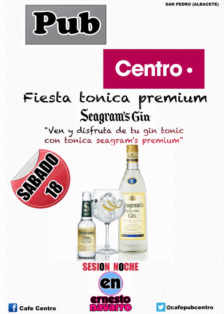 Venga en nada comenzamos en <a href="/cafepubcentro/">pub CENTRO</a> Fiesta Seagram's