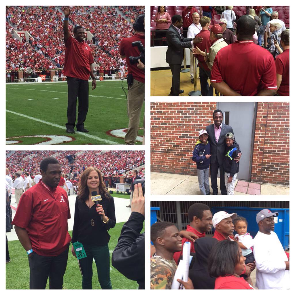 RollTideBBall's tweet photo. @CoachAvery6 at #ADay2015! #RollTide http://t.co/CWZWUjTejD