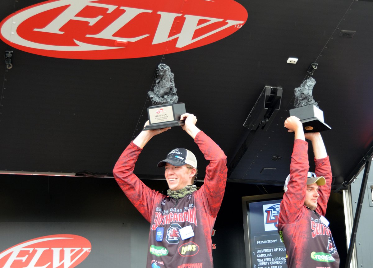 SCDNR's tweet photo. USC takes the FLW College Fishing National Championship @ Murray http://t.co/oXfXmzsrJF #SCDNR http://t.co/BZNCTeJOD3