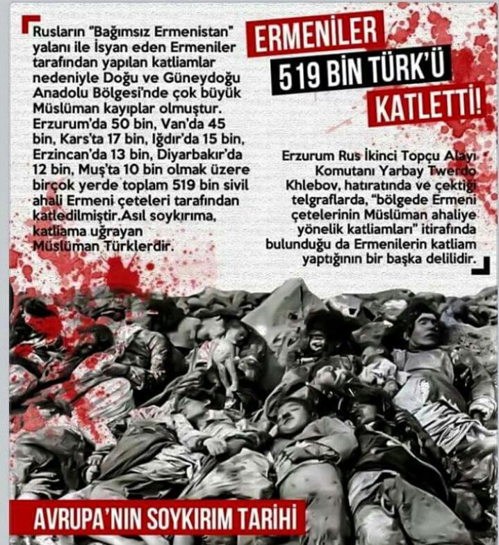 fkose's tweet photo. Soykırımcı Avrupa ve Amerikadan alacak medeniyet dersimiz yok. http://t.co/6FZVzHvV6H