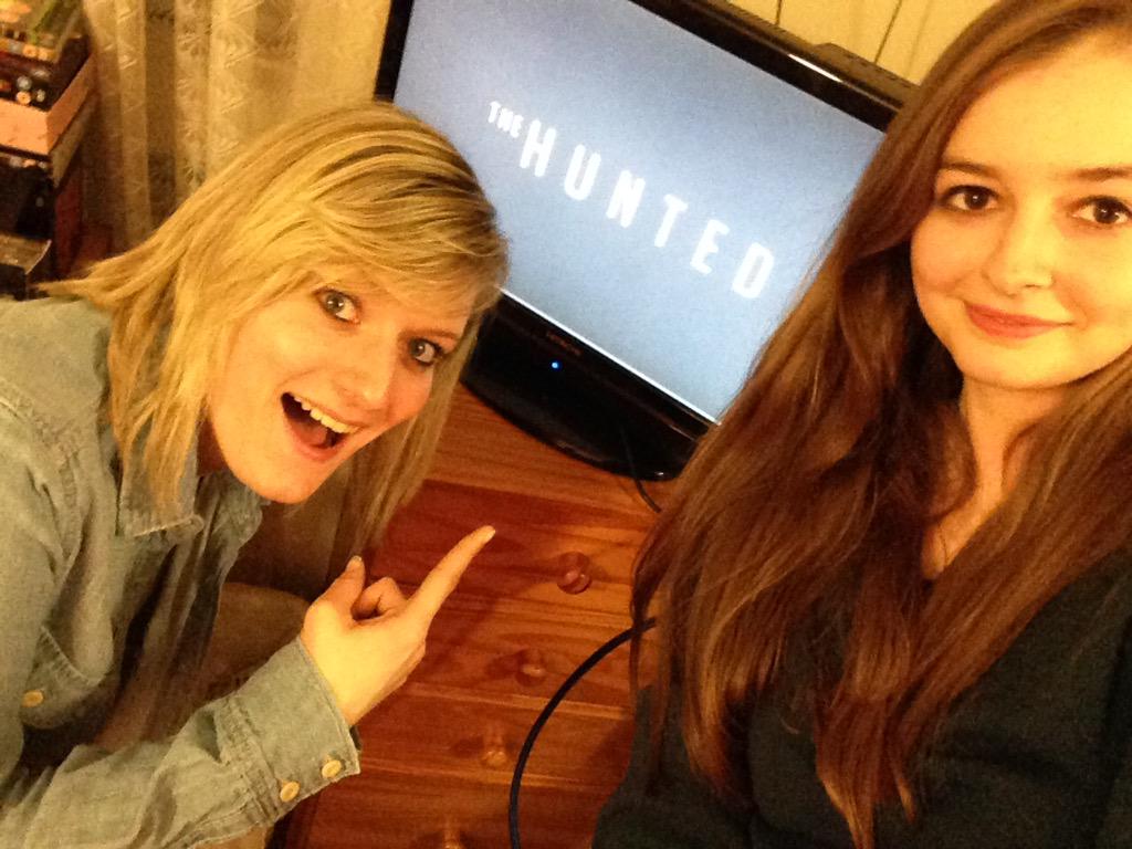 CMCrazies's tweet photo. @J0SHSTEWART Last night got @SSAJareau to watch @Hunted_movie http://t.co/TDHHGRbORI