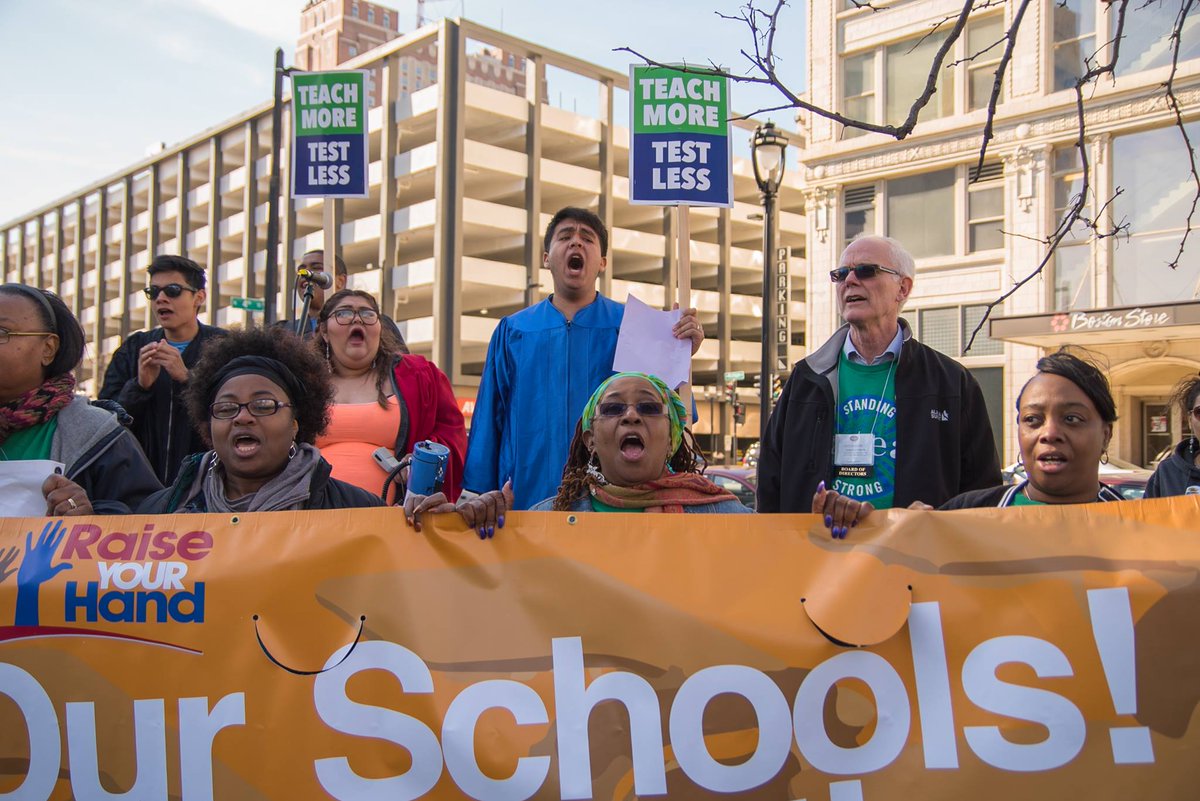 JosephBrusky's tweet photo. .@RethinkSchools Our schools! Our solutions! Rally for Public Schools in Wisconsin! #TeachMoreTestLess #wibudget http://t.co/3bU1MOrFlN