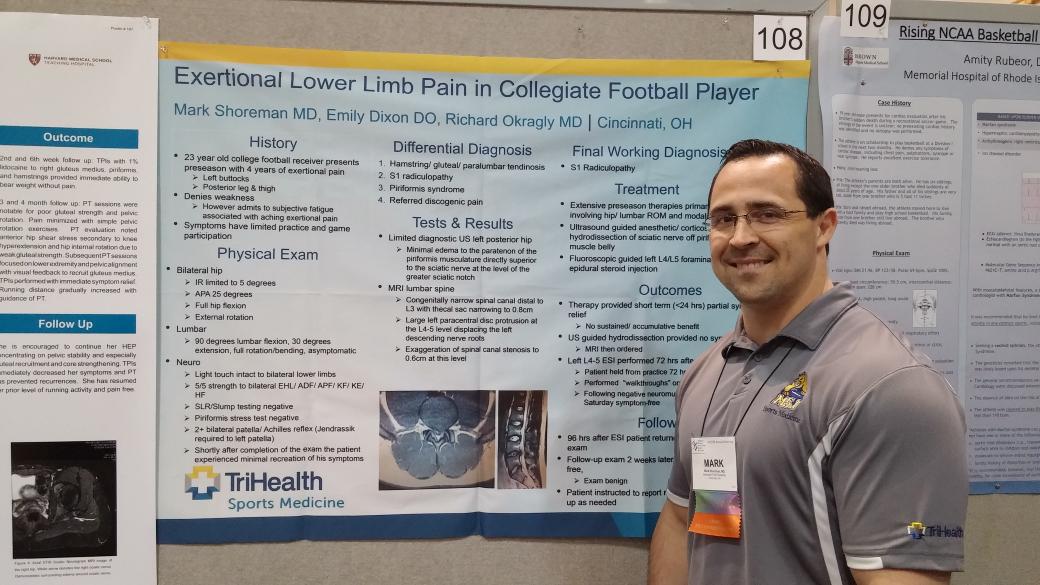 RickOkraglyMD's tweet photo. @TriHealth Sports Medicine Fellow Dr Mark Shoreman presenting at the @TheAMSSM Annual Meeting.  #AMSSM15 http://t.co/R67a9nyhdQ