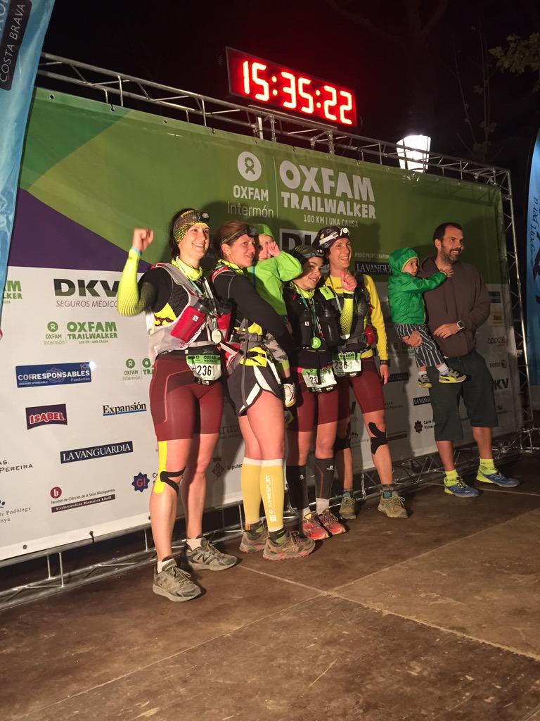 Orgullós "<a href="/BGarralda/">begoña garralda</a>: 👏👏👏👏👏👏 seguimos recibiendo equipos en meta! #OITW <a href="/OITrailwalker/">Oxfam Intermón Trailwalker</a> "