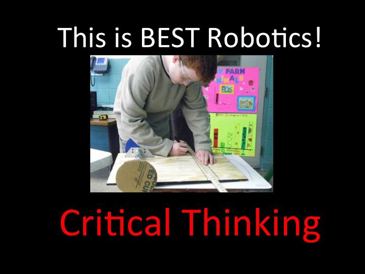 BESTRobotics's tweet photo. America needs critical thinkers!  This is BEST Robotics! #STEM #BESTRobotics http://t.co/n2idKTVmt4
