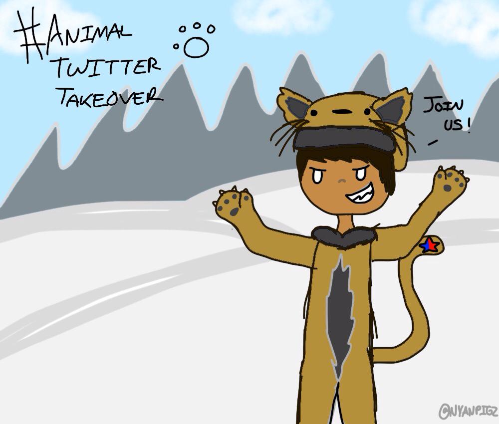pillowdinos's tweet photo. @Vikkstar123 #AnimalTwitterTakeover I drew this before when you were a leopard but then you became a starfish :P lol http://t.co/xXjozDs2Gn