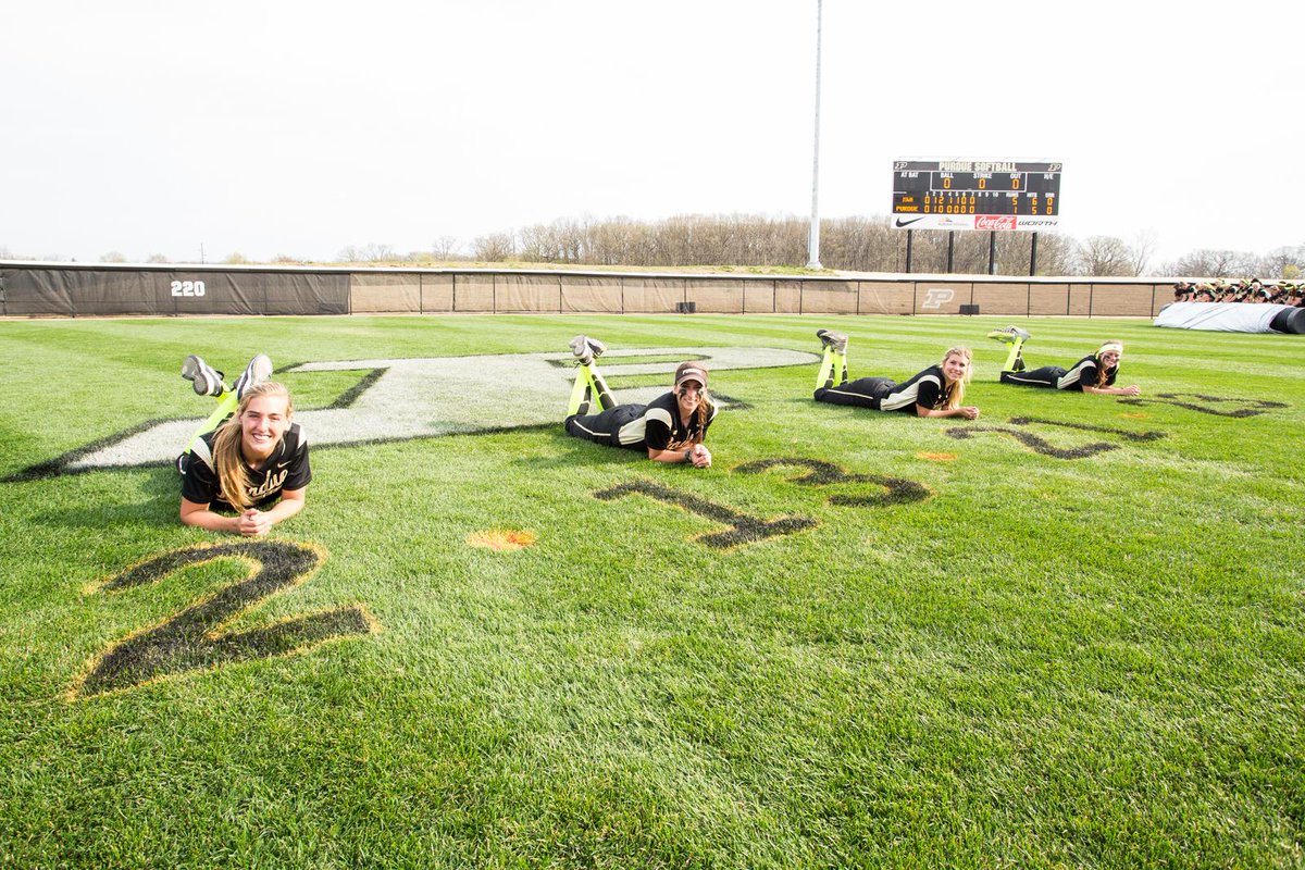 PurdueSoftball's tweet photo. Photos from today's Strike Out Cancer/Senior Day games: http://t.co/Y8CDAkux8i. Enjoy! Awesome crowds/beautiful day http://t.co/Dgza1gdyA8