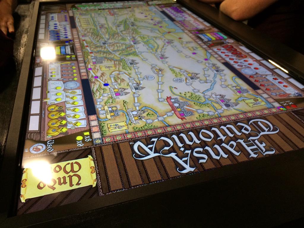 ConclaveofGamer's tweet image. Touch table Hansa Teutonica at #CoG15.