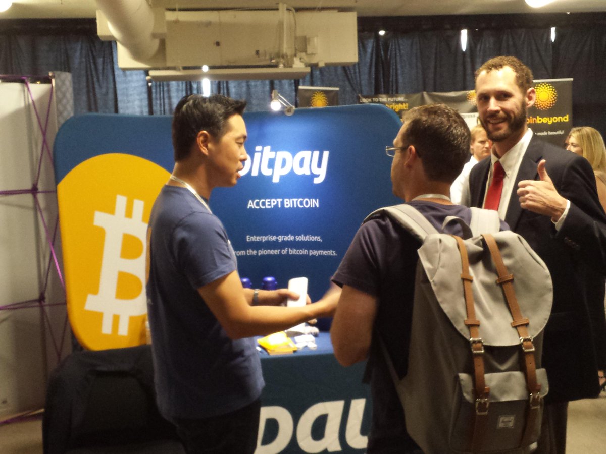 BitPay's tweet image. It was great to meet jobseekers at today's @BitcoinJobFair. Learn about our open positions: bit.ly/1ztOZ9z