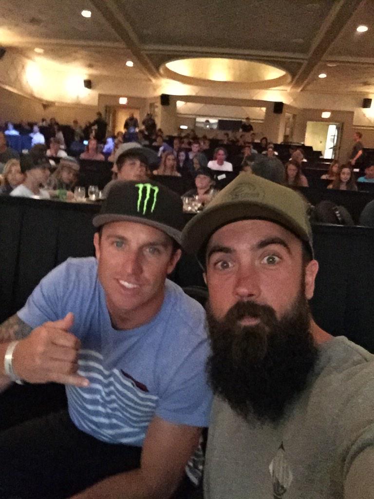 KyleRattray's tweet photo. Capping of the @NautiqueBoats #wakeopen with @ShawnMWatson at the award banquet. http://t.co/VYdhmQypfH