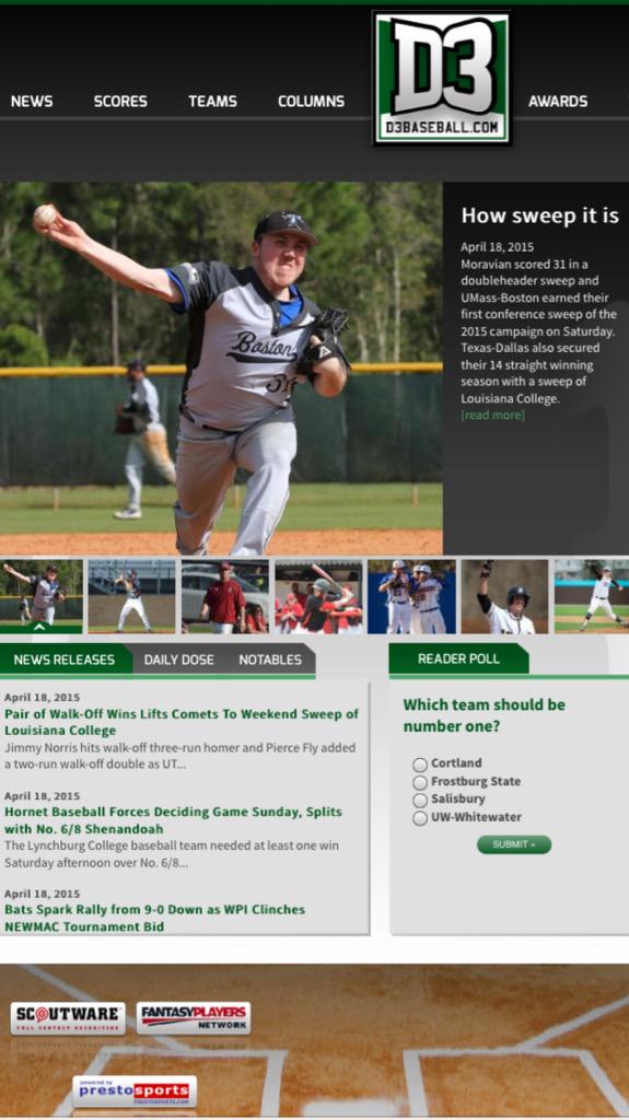 BeaconsBaseball's tweet photo. Guess that face on @d3baseball website!? #Dome #d3b #throwincheese #stinkycheddar http://t.co/RlFrZrz7Bd