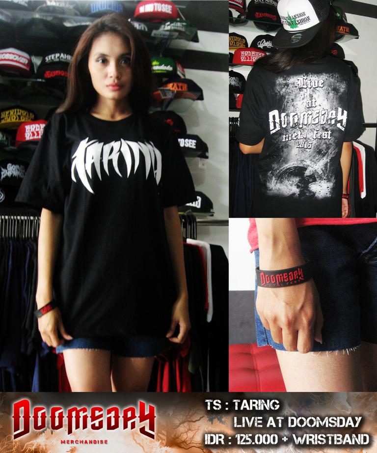 TS- TARING LIVE AT #DOOMSDAY5 Metal Festival 2015
Harga:125.000+Gelang, Bisa kalian dapatkan di @Dthronestore