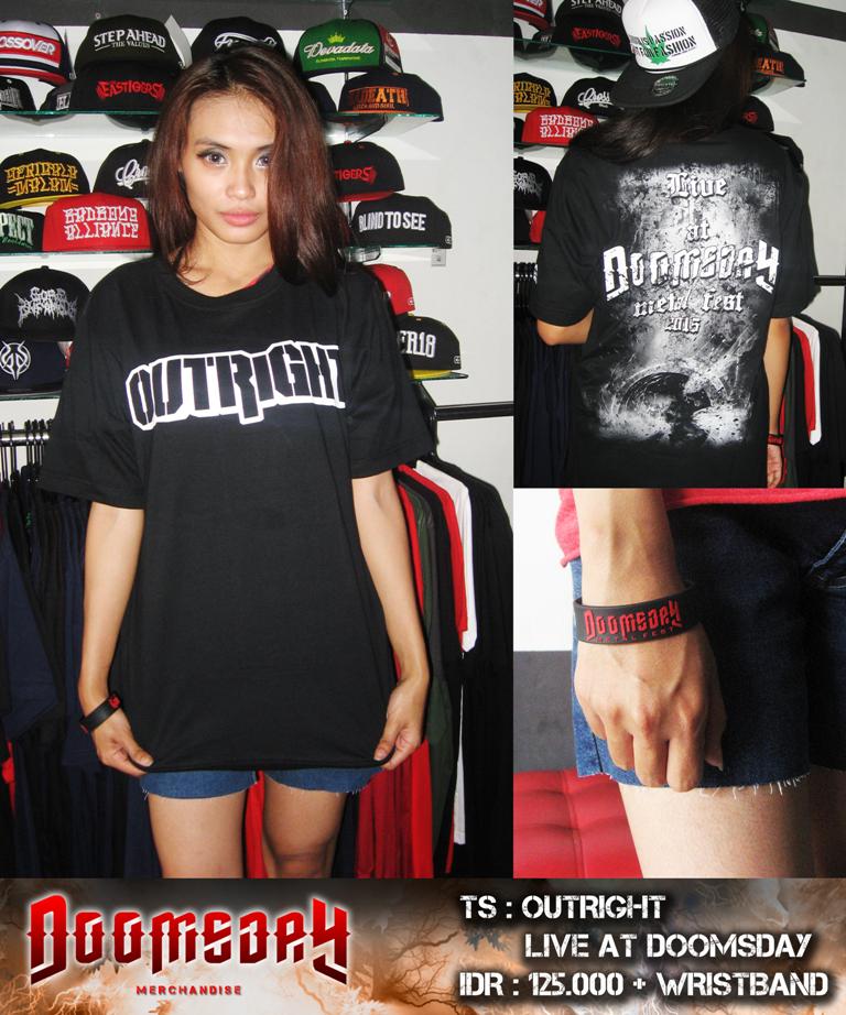 TS- OUTRIGHT LIVE AT #DOOMSDAY5 Metal Festival 2015
Harga:125.000+Gelang, Bisa kalian dapatkan di @Dthronestore