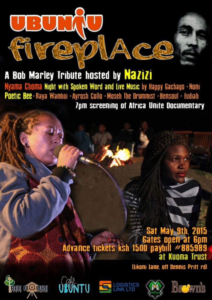 TreeHouseKe's tweet photo. On the 9th Of May 2015 Join Us at Kuona Trust for the Second Edition Of #UbuntuFirePlace hosted by @NaziziHirji http://t.co/jAT9ja94y9