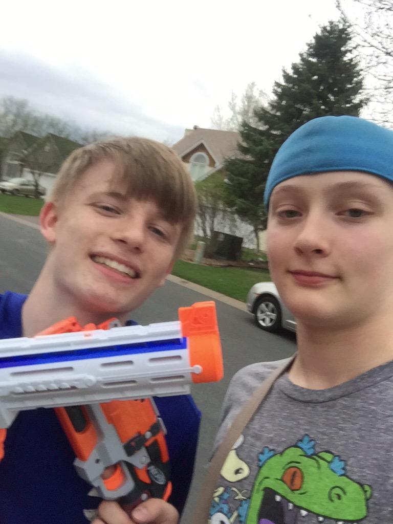 SamScholz7's tweet photo. @NLA_Nerf got him agAin http://t.co/Z3EP7GQial