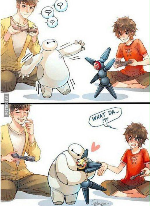 Hope this pic brightens up your day. Happy Weekend!... #BigHero6 #FanArt via <a href="/HermosaIndia/">нєямσѕα ιη∂ια</a>
