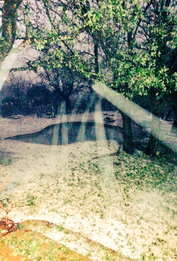 TXTracie's tweet photo. Spicewood spring hail storm! Crazy http://t.co/5e10DD9Gfd