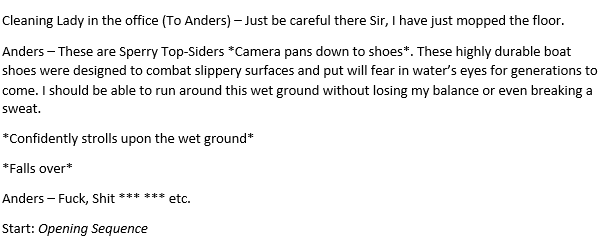 SquirrelQuarrel's tweet photo. @ders808 TLDR: possible scene for Workaholics. Anders I feel you'd nail this scene I wrote for Workaholics Do u like? http://t.co/ZP6xo37VHG