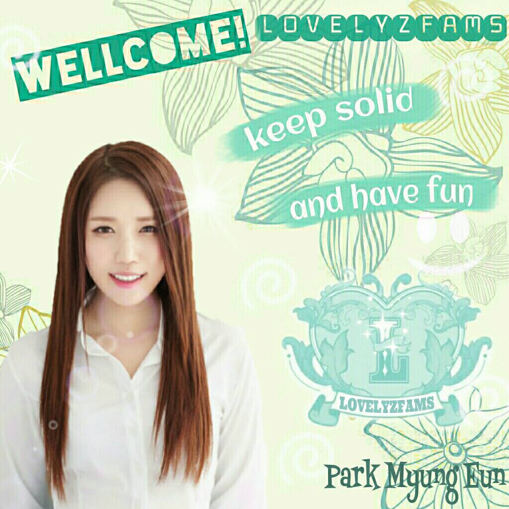 LOVELYZFAMS's tweet photo. V--;; @OT_myung96 | Welcome and don't forget to put #LVLZFAMS owkay? Have fun here, dear ><)~♥ http://t.co/4uFQkl0GrV
