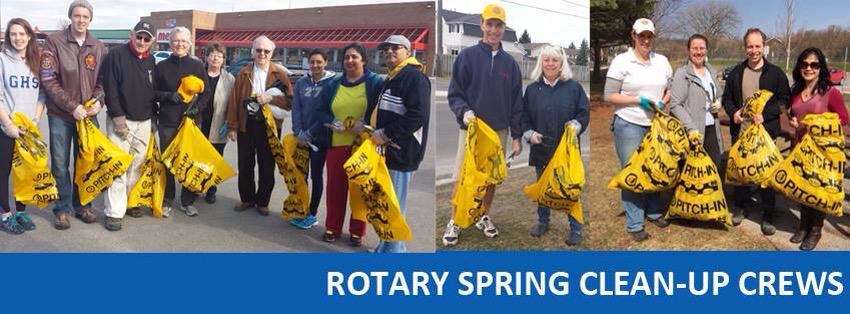 big TY to everyone who came out to #Rotary Spring CleanUp Day! you're the best! #PitchInKingston #environment