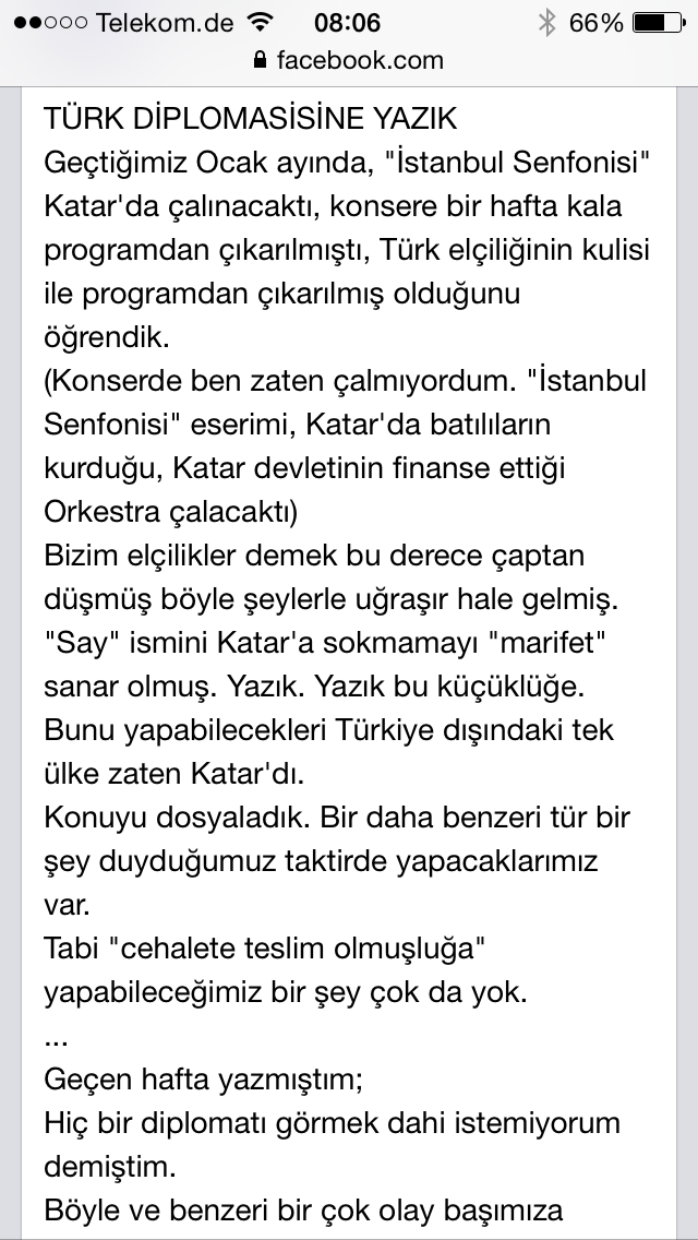 fsayofficial's tweet photo. Türk Diplomasisine yazık. http://t.co/tULLgWP872