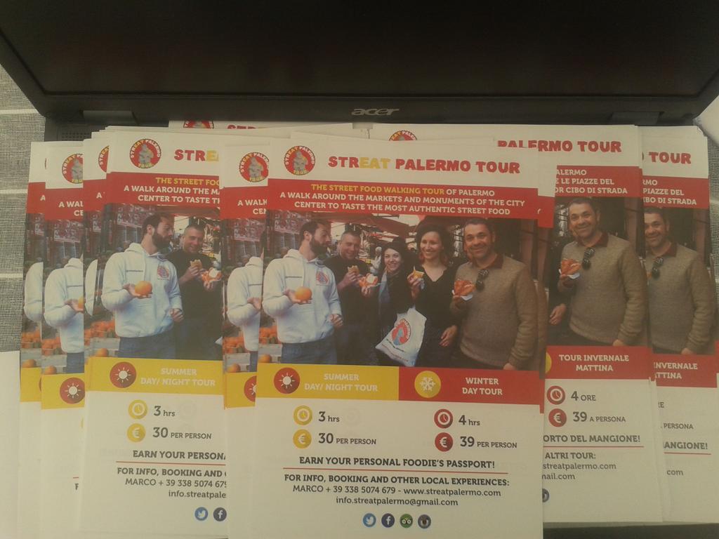 On air <a href="/Panormvs_sff/">Panormvs Street Food</a> <a href="/streatpalermo/">Streaty</a>  con una delle sue guide Naida #tourism #streetfood