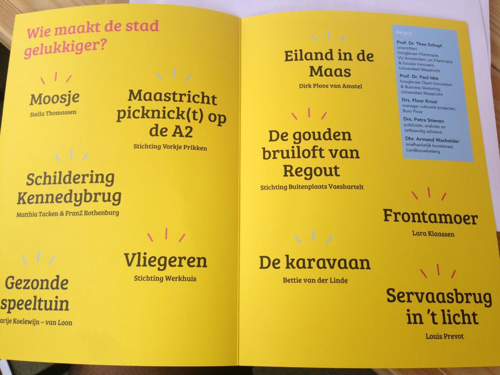 petra_stienen's tweet photo. Jurylid bij finale #Stadsgoud in #Maastricht Wie maakt Maastricht gelukkiger? http://t.co/cFqwCzJfjU