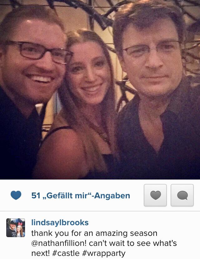 katicangel's tweet photo. #CastleWrapParty #NathanFillion
Credits to lindsaylbrooks #Instagram http://t.co/sNoO3N7dp8