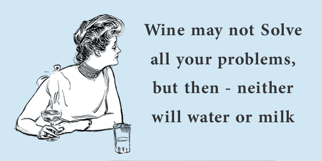 alawine's tweet photo. "#Wine may not Solve all your problems, but then..." MT @StreetFoodUK @winewankers @JMiquelWine @DemiCassiani http://t.co/yuk5ysAKHi