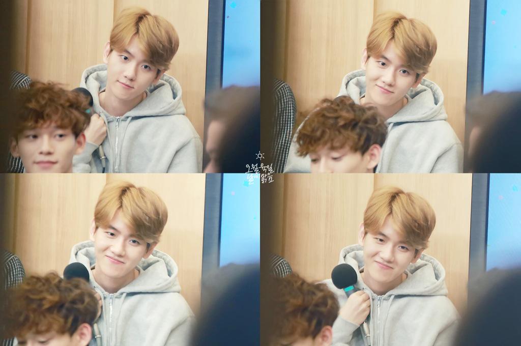 Inneke_1004's tweet photo. "@EXOXOXOID: [HQ] 150413 EXO Baekhyun in SBS-R Cultwo Show (cr: 5월 6일 날씨맑음)
https://t.co/xxtXoSP1bY http://t.co/kZCRXhrsFz"