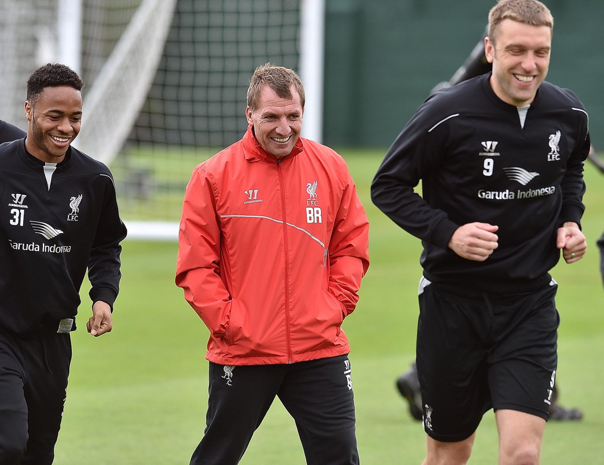 LFC's tweet photo. Brendan Rodgers: "To win a trophy this year would really be a springboard for the development of the team." #LFC http://t.co/ZbjMmKD2rV