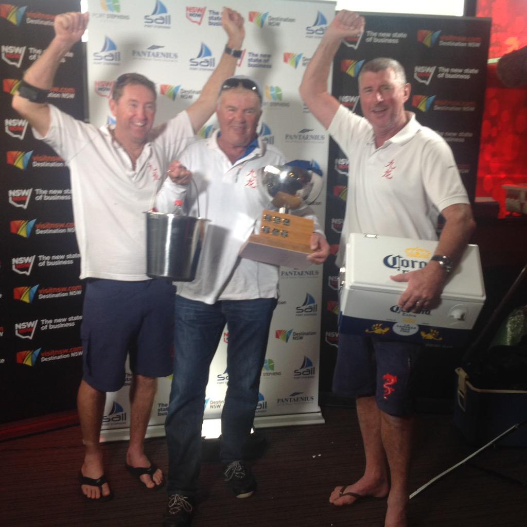 SAIL_PS's tweet image. Nice work team #NineDragons! 
#SPS2015 #NewSouthWales #PantaeniusAustralia #sailing #portstephens #coronaau