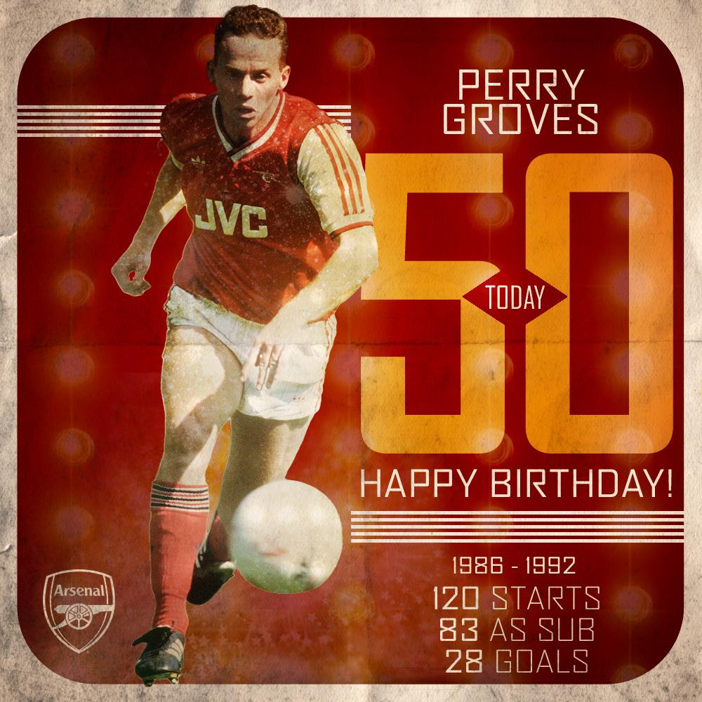 Happy 50th birthday to legend Perry Groves! Send him your messages using 