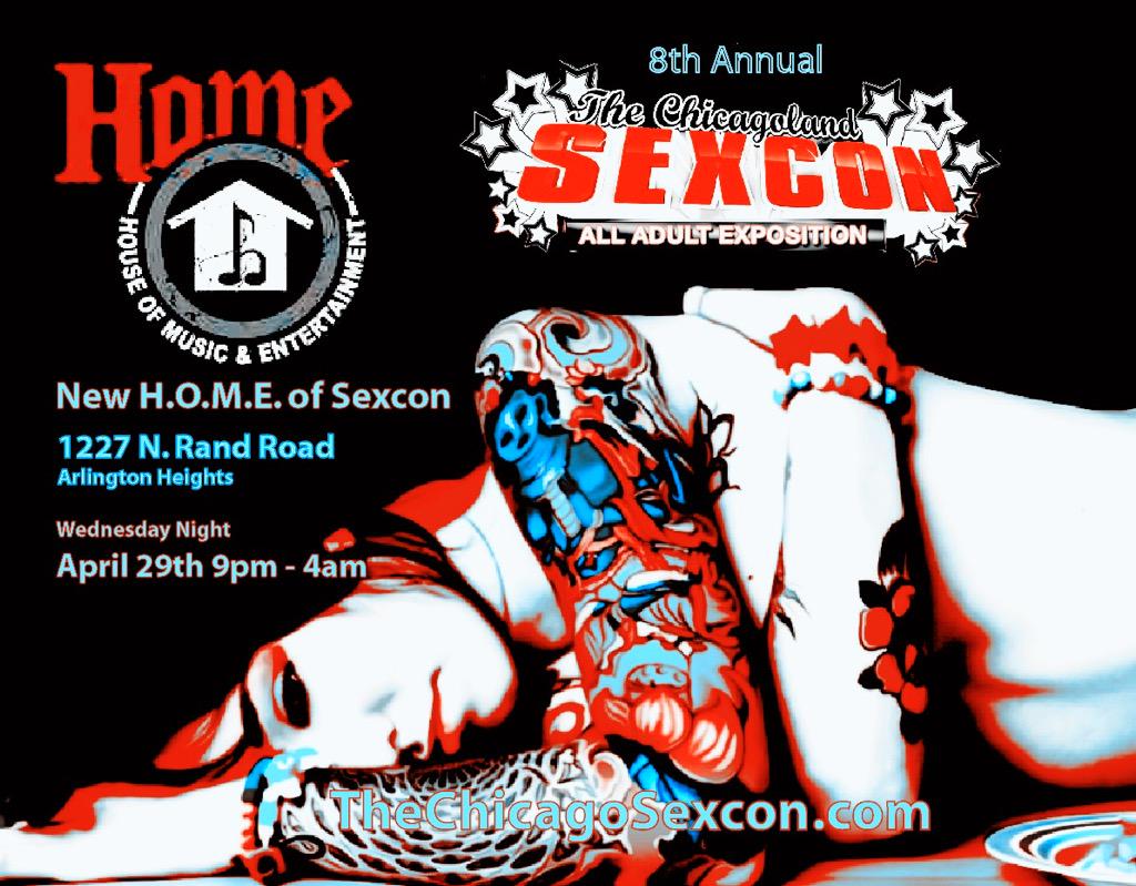 Chicago's 8th annual SexCon will take place on Wednesday night April 29th from 9pm - 4am. Location: 1227 N. Rand Road http://t.co/aUgm9nyVqd