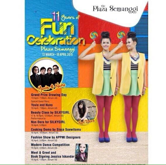 yovieandnuno's tweet photo. See U at Plaza Semanggi 7pm tonight! @TYN_IND @teman_yovienuno ;) #Live #FreeForPublic http://t.co/fxS0KLAE6d
