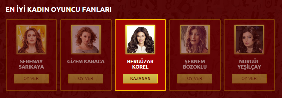 sivridillicom's tweet photo. BERGÜZAR KOREL > EN İYİ KADIN OYUNCU FANI! - Diğer kategorileri görmek için: http://t.co/Fts7sczFac http://t.co/AOw4fs6Mqq