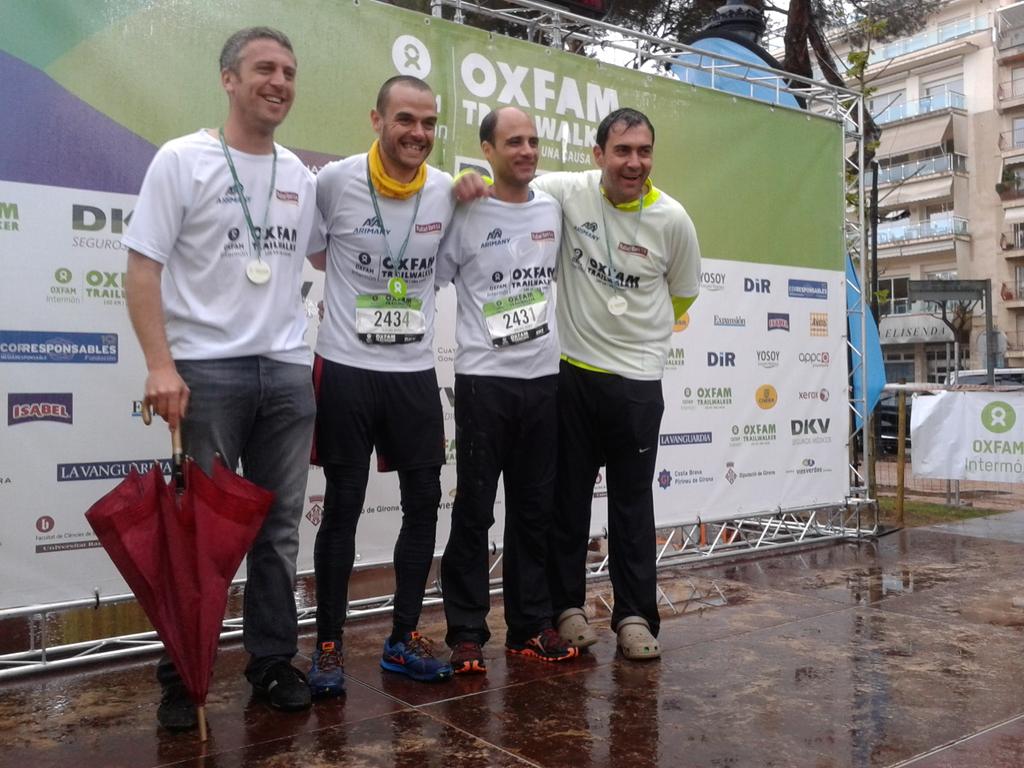 OITrailwalker's tweet photo. La sonrisa no se borra nunca a pesar de todo el esfuerzo y cansancio!! Sois grandes! #OITW http://t.co/kTp2ns6Bem