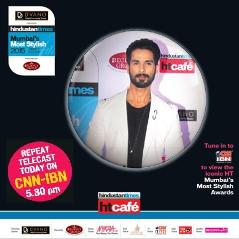 ShanaticsWW's tweet photo. HT #MostStylish2015 Awards -- Repeat telecast at 5:30pm today on CNN-IBN http://t.co/rZU5JKgxhM @shahidkapoor http://t.co/CiFzQONVze