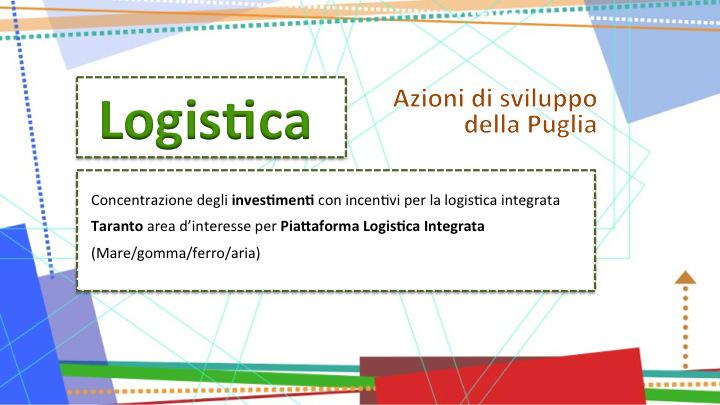 mimmodipaola's tweet photo. #Taranto diventi la piattaforma #logistica nel Mediterraneo! #Puglia #Puglia2020 http://t.co/UWQ4hYvyUc