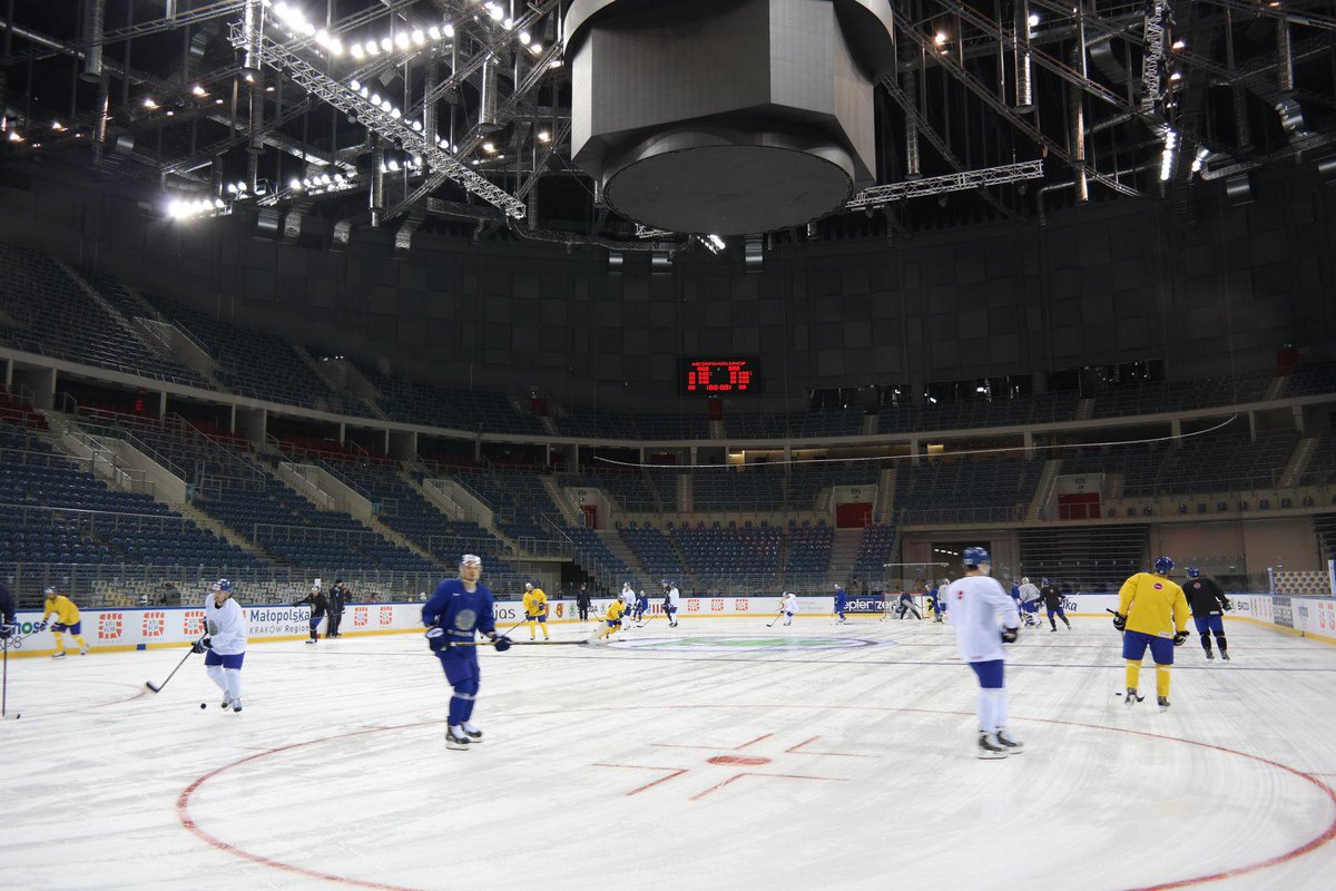 IIHFHockey's tweet image. One hour until the start of Worlds Div. IA. Kazakhstan at the practice in Krakow.
Website: wmia2015.iihf.com