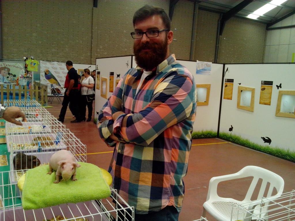 Espectacular la exposición de cobayas y conejos de la galana @TuriPuenteGenil <a href="/ComercioPG/">Comercio PuenteGenil</a>