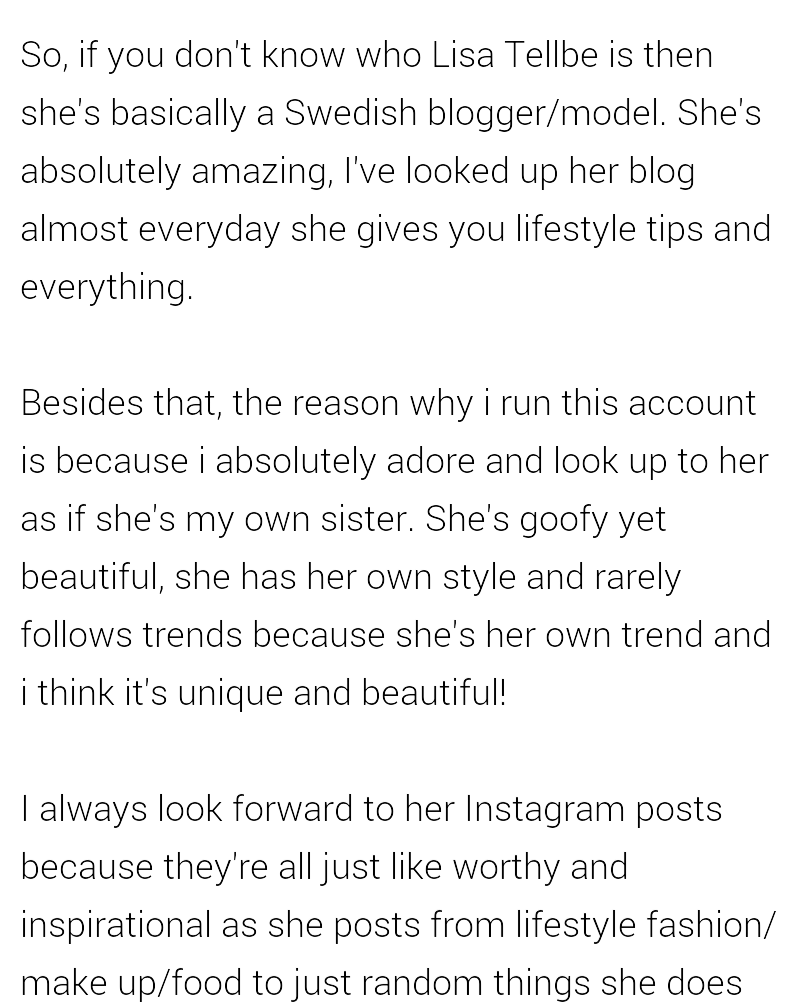 TellbeArmy's tweet image. Here's an introduction about lisa if ya'll were curious on who she is, she's amazing 😊😊❤