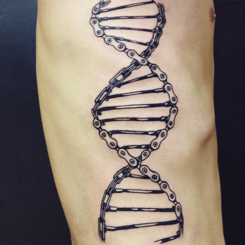 Hot Tattooed Girls On Twitter Motorcycle Chain Dna Done By Billy At