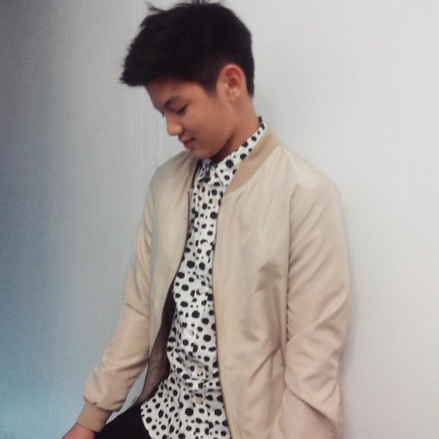DyIanWangHeDi's tweet photo. Here at SM Manila already! #Gimme5 #JoaquinReyes #StyledbyPandA http://t.co/mKyjKwpn71