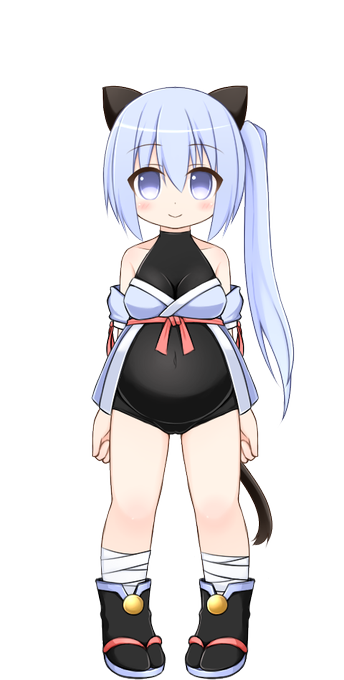 にんじゃ。
袖と靴を追加してみたり。 