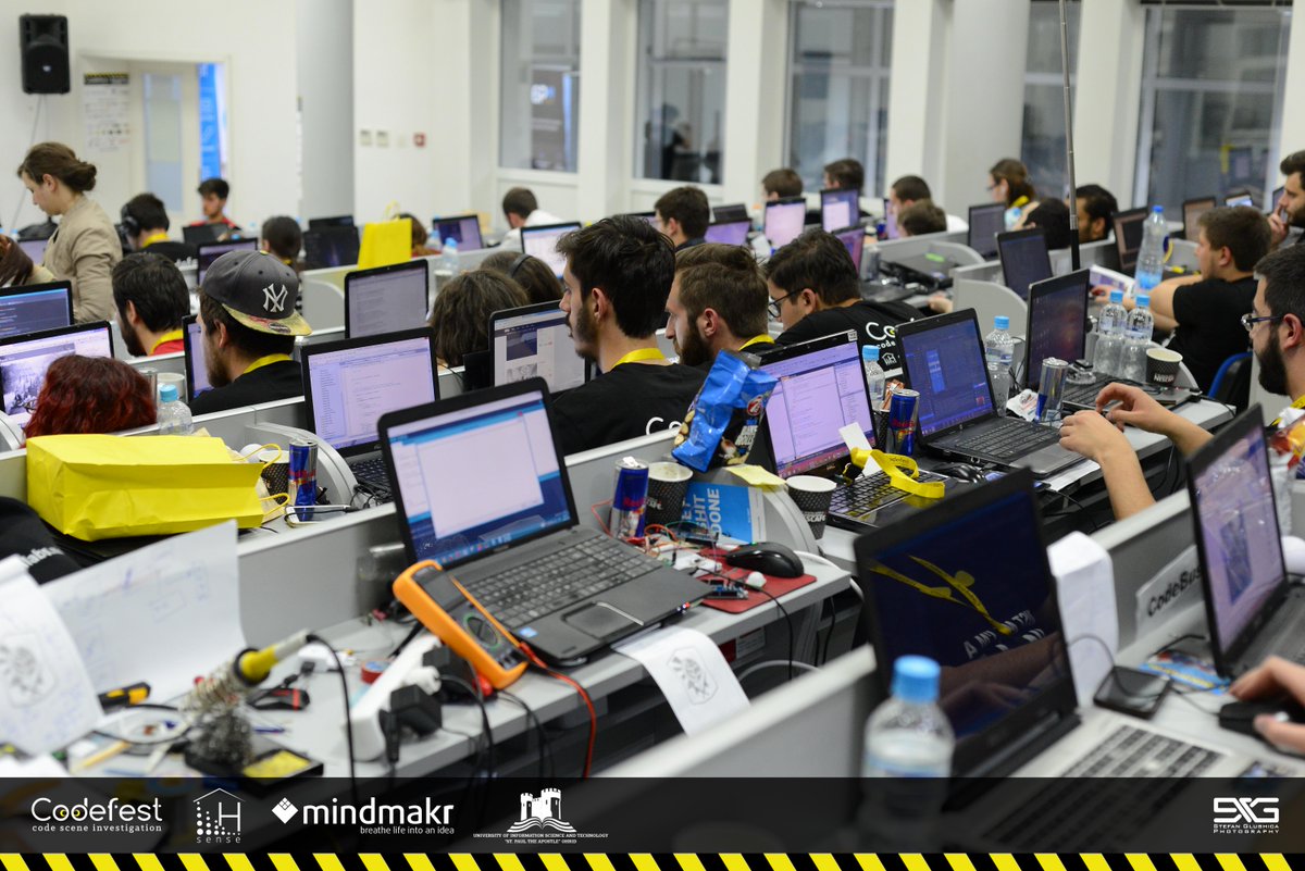 CodefestInfo's tweet photo. Teams got their work really serious.
We are glad having participants like this #CodefestMK15 http://t.co/ryWoMcPuKQ
