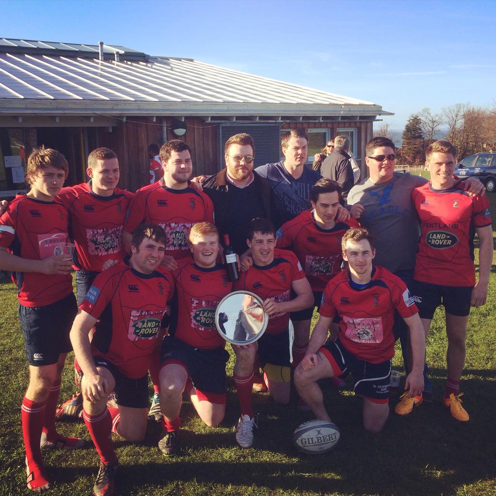 Plate winners at #NB7s - not the one we wanted but some silverware is the best way to pay our tribute to Armandt