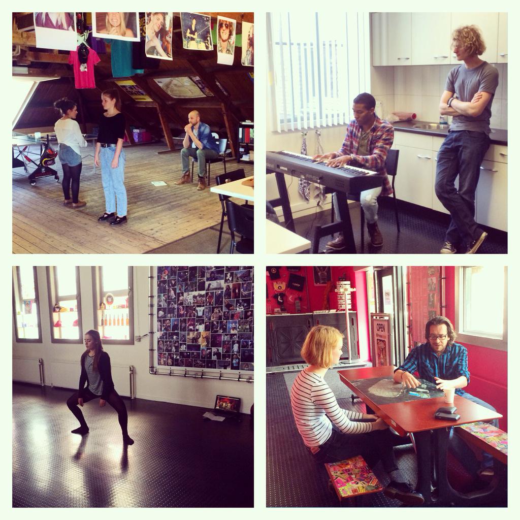 De coaching is in volle gang! #Kunstbende