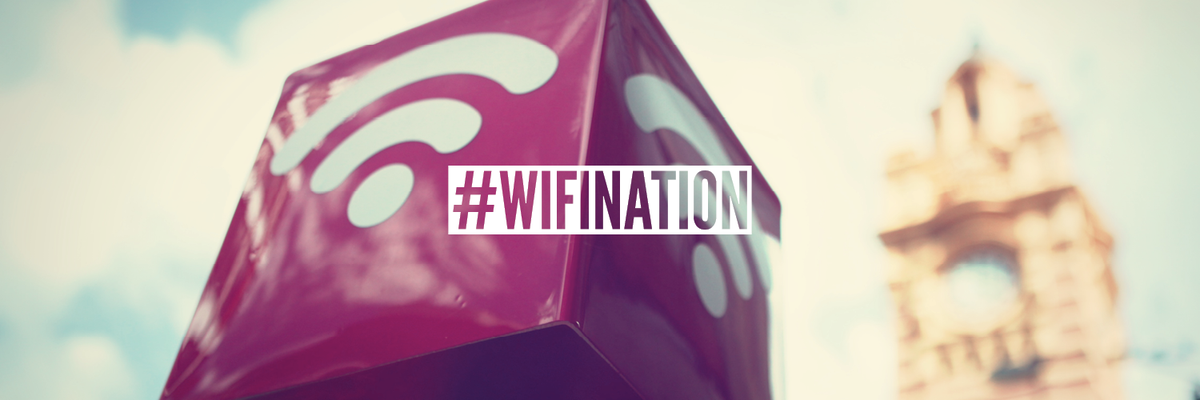 Telstra's tweet image. Help us build our #WifiNation Australia. Suggest the area where you want Wi-Fi sooner! tel.st/newwifination
